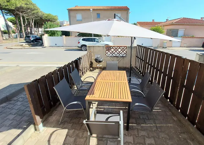 Soleil Catalan Ok Chéques Rdc Terrasse Privative 150m 4pers Wifi Parking * Saint-Cyprien (Pyrenees-Orientales)